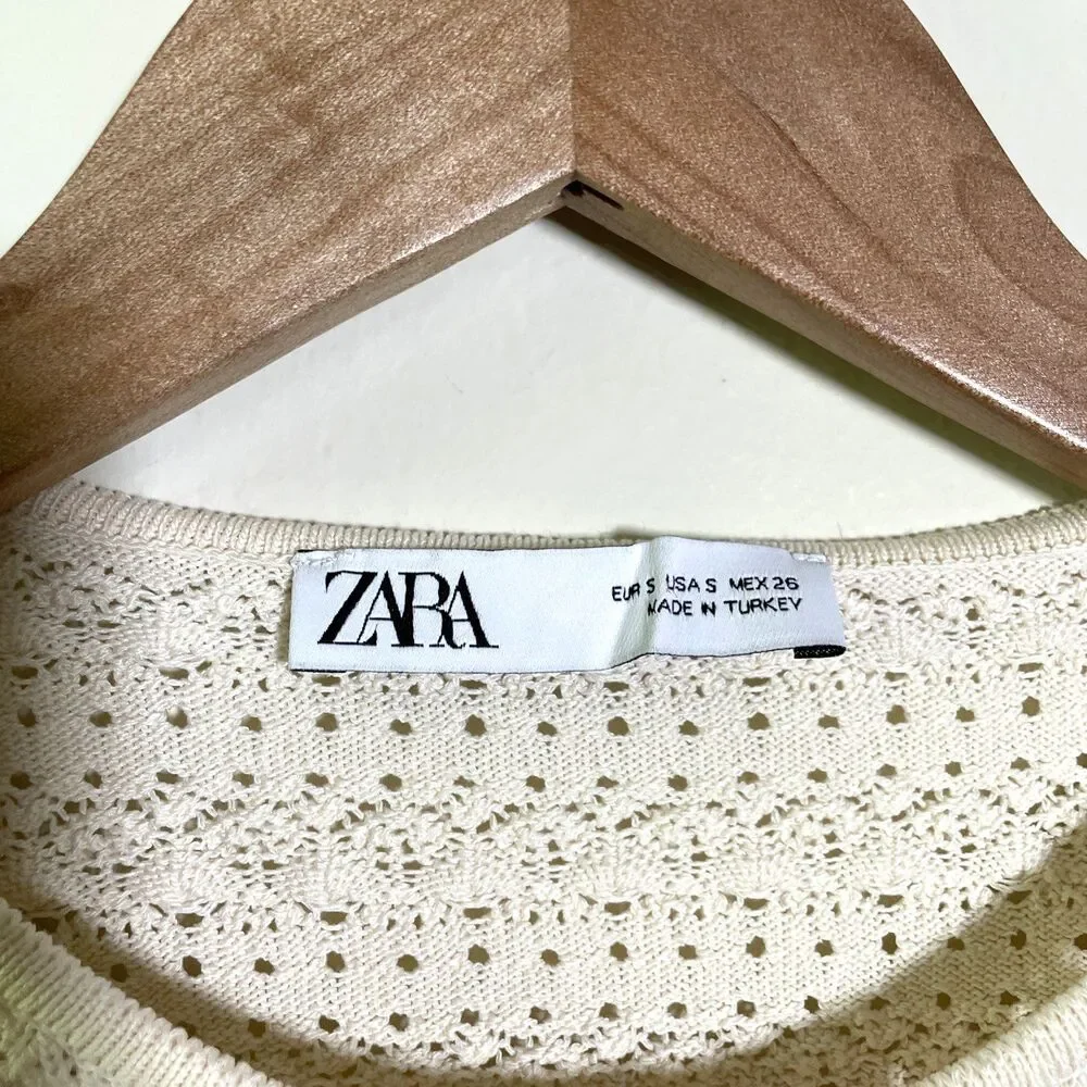Zara womens cream